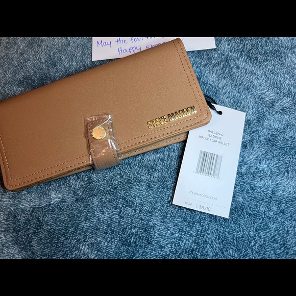 Steve Madden Ballen-G wallet color: saddle Brand New NWT - Picture 3 of 9